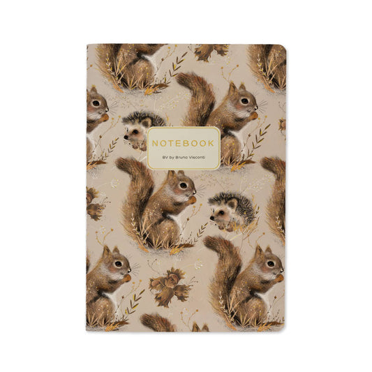 A5 Notebook; The Little Squirrel | BV by Bruno Visconti