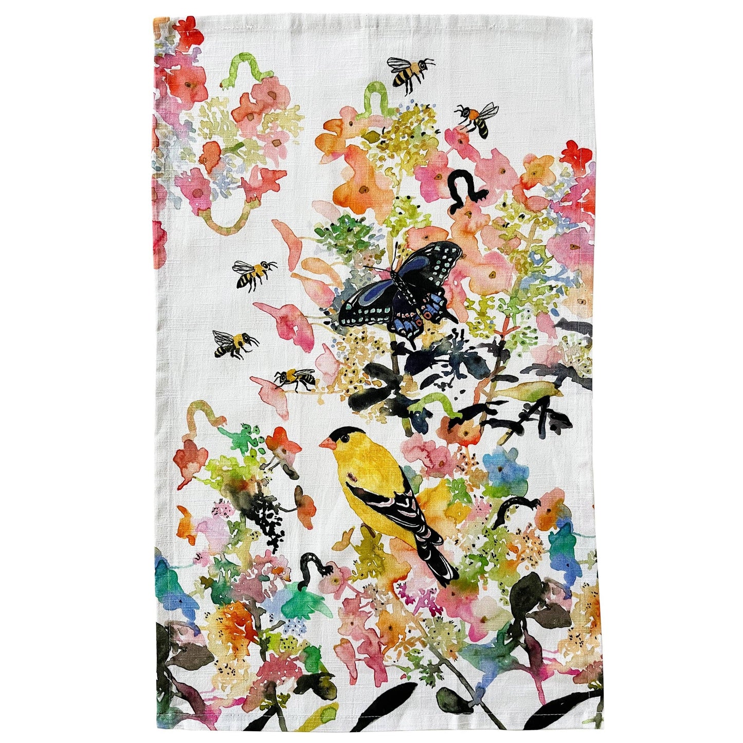 Tea Towel; Goldfinch By BETSY OLMSTED
