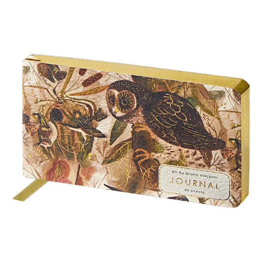 Planner; Owls (Horizontal, Vegan Leather)