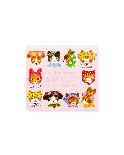 Lunchbox Block Memo - Niko Niko Smile!
