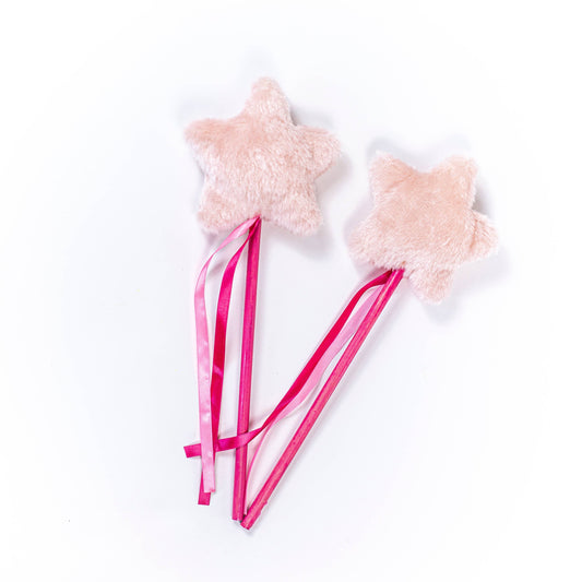 Fuzzy Fairy Wands (Pink)