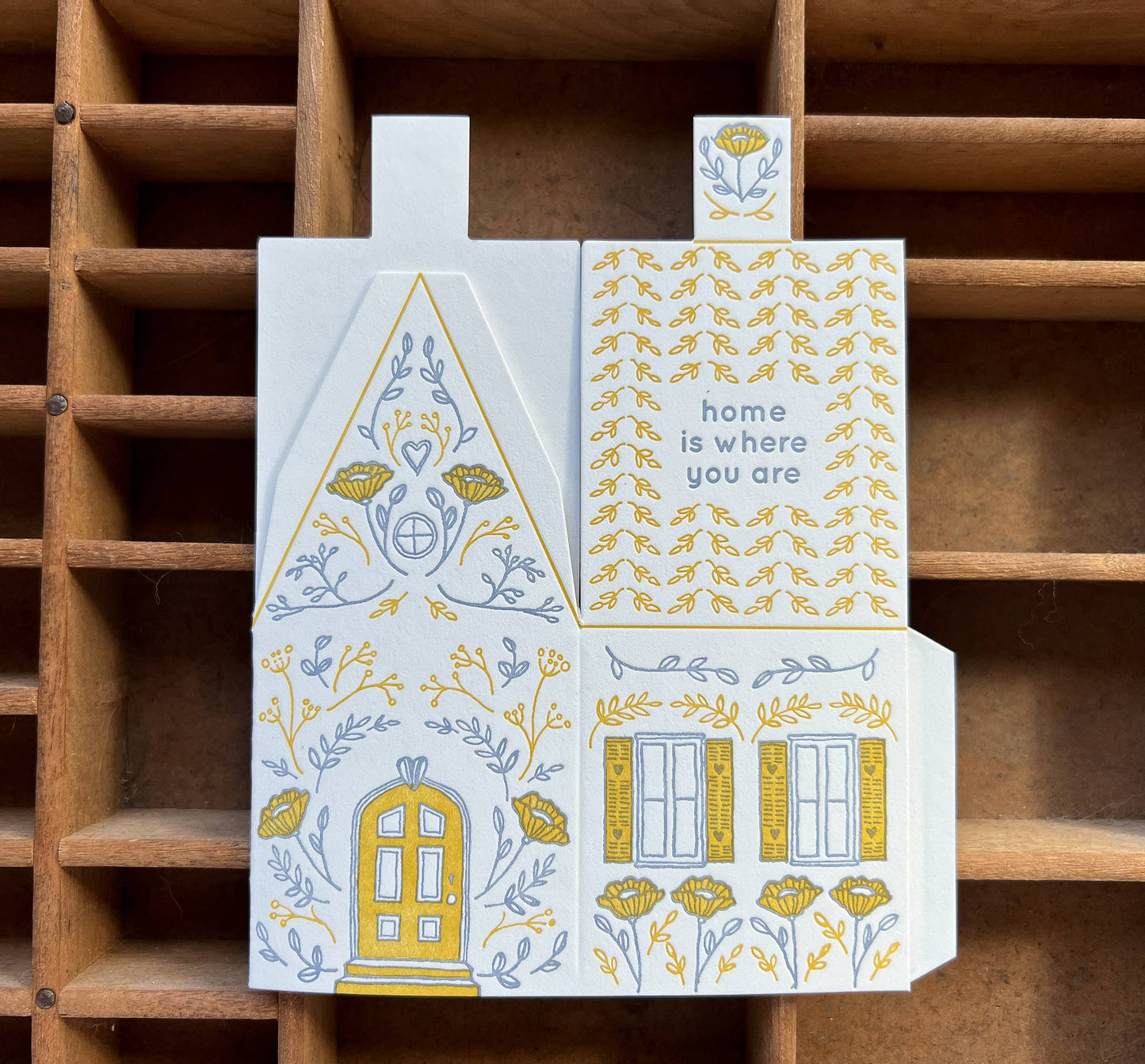 Love Card; Home Is Where You Are (3D House Card)