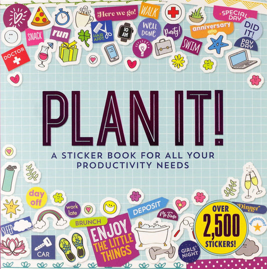 Sticker Book; Plan It! A Sticker Book for All Your Productivity Needs
