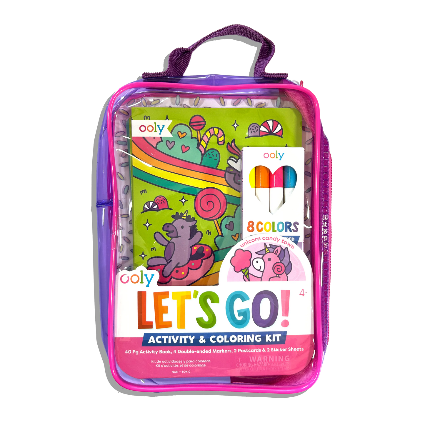 Activity & Coloring Kit; Let's Go! Unicorn Candy Town