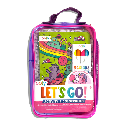 Activity & Coloring Kit; Let's Go! Unicorn Candy Town