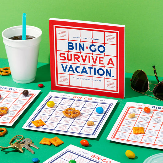 Bingo Book; Bin-Go Survive a Vacation By Brass Monkey