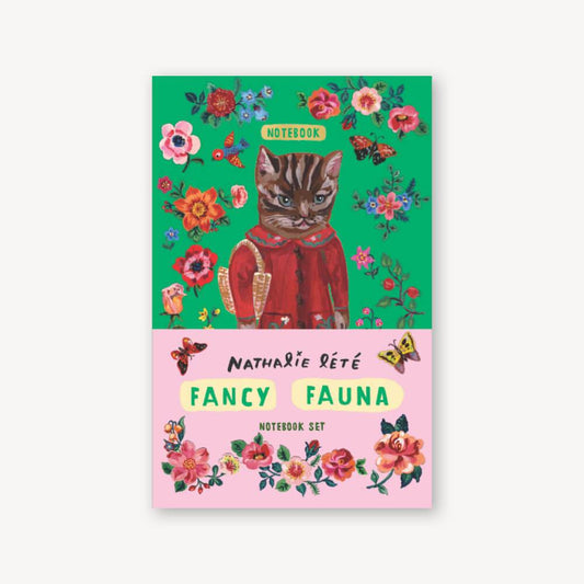 Notebook Set; Fancy Fauna (2 Notebooks)