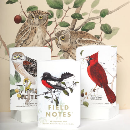 Memo Book Set; Birds and Trees of North America, Pack A | Field Notes