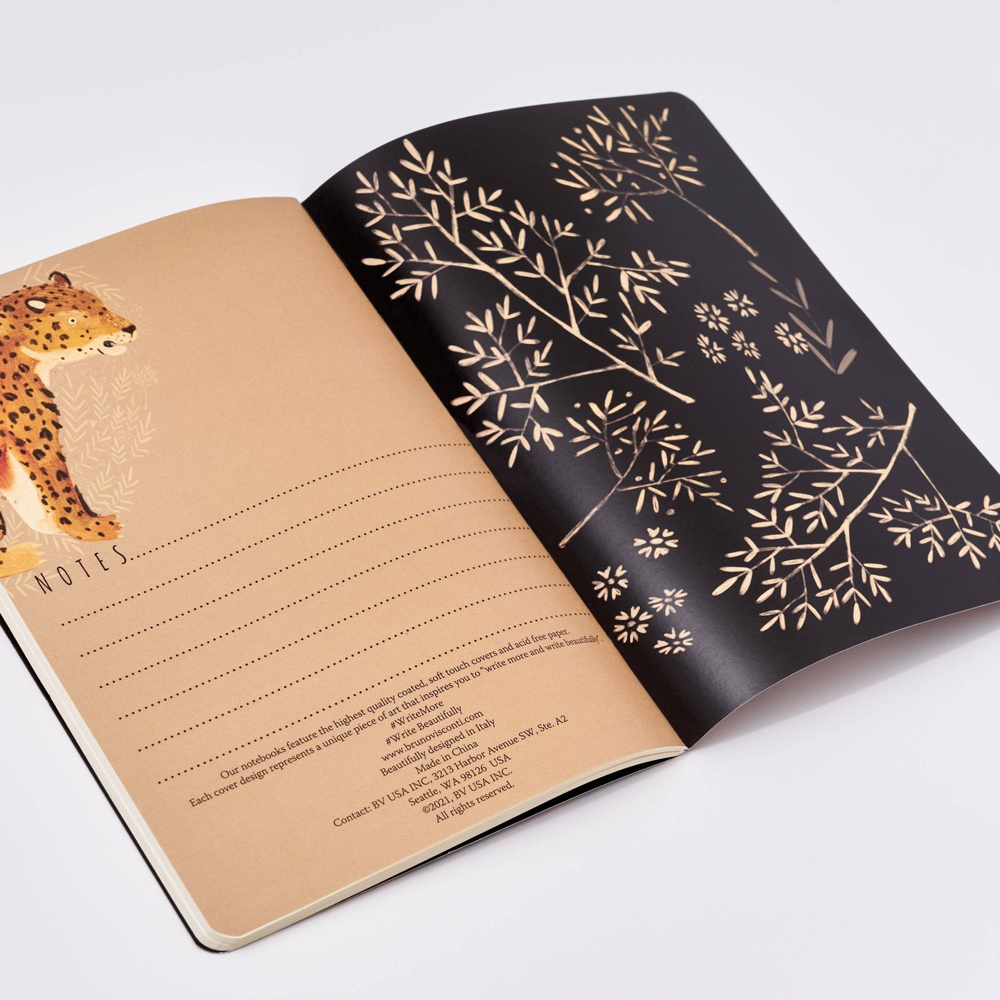 Notebook; Leopard - BV by Bruno Visconti
