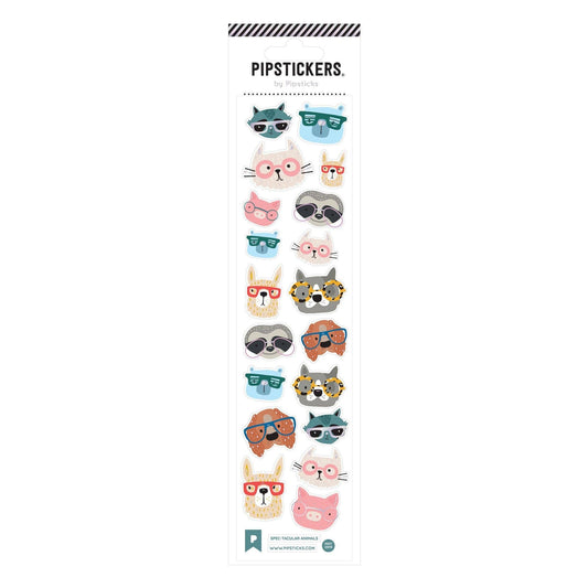Pipsticks Sticker Sheet; Spec-tacular Animals