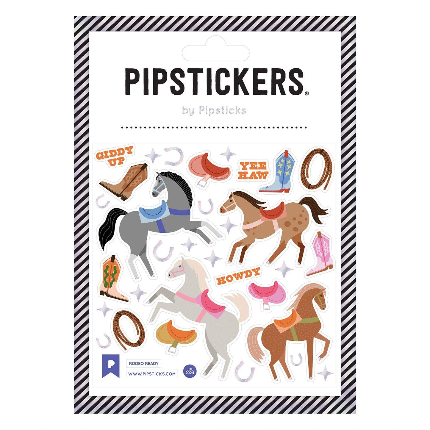 Pipsticks Sticker Sheet; Rodeo Ready
