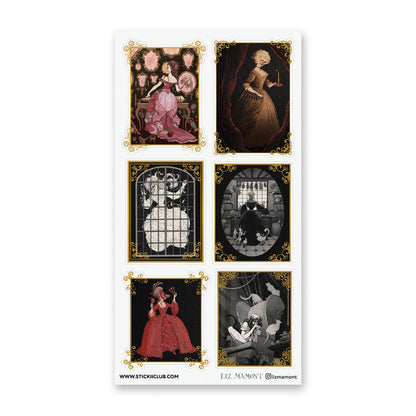 Sticker Sheet; Gothic Tales