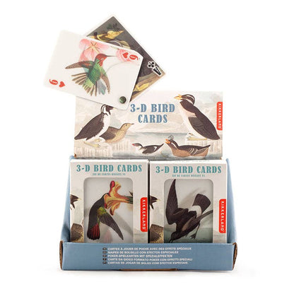 Playing Cards; 3-D Birds