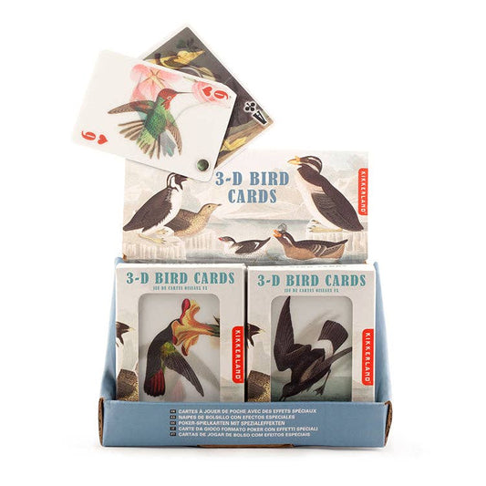 Playing Cards; 3-D Birds