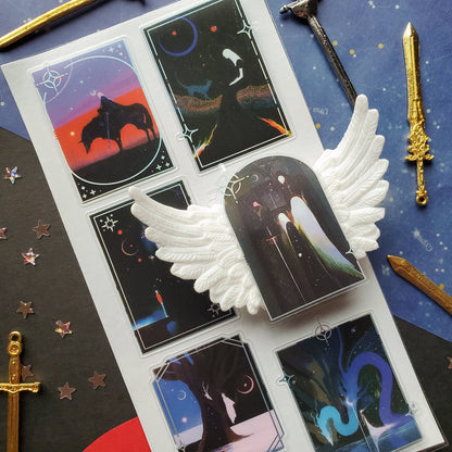 Sticker Sheet; Between Worlds