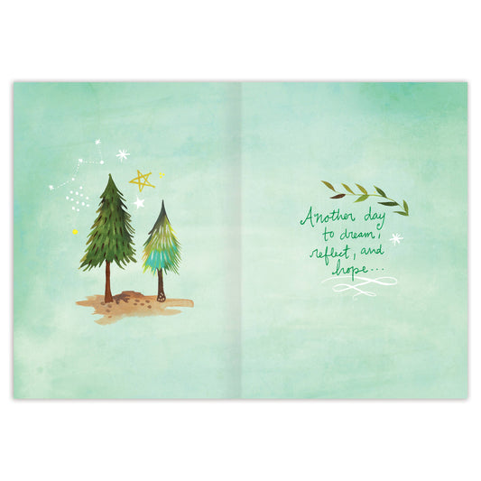 Encouragement Card; Night Sky Paint The Stars