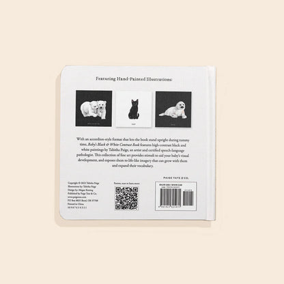 Baby Book; Baby's Black and White Contrast Book (High-Contrast Art for Visual Stimulation at Tummy Time)
