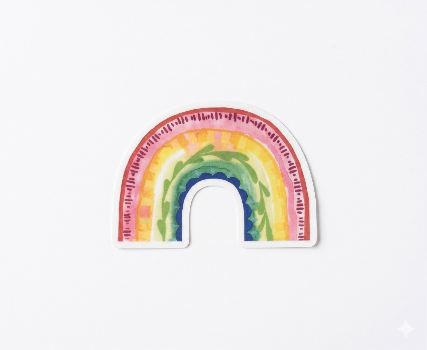 Vinyl Sticker; Rainbow - Made By Shellie