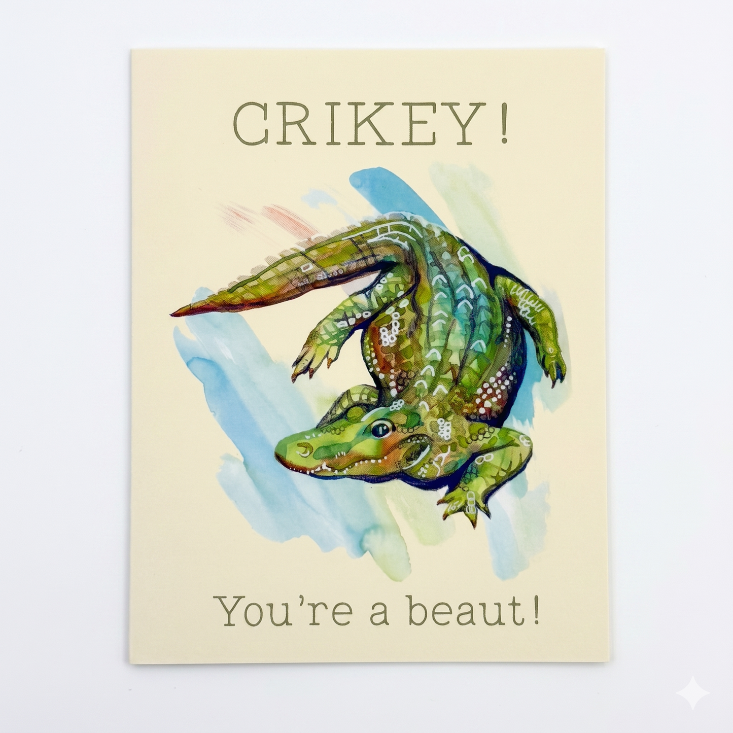 Greeting Card; Crikey! - Made by Shellie