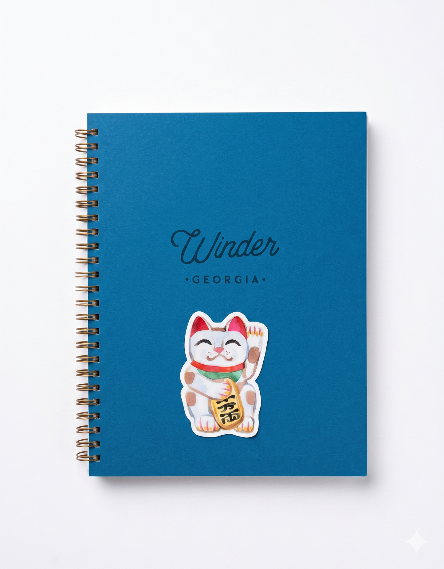 Vinyl Sticker; Lucky Cat - Made by Shellie