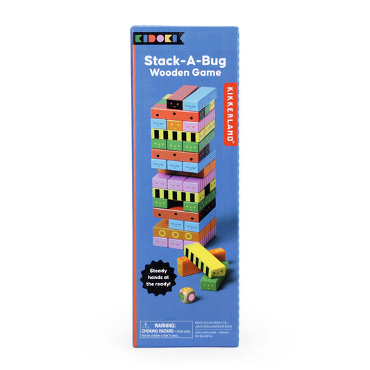 Wooden Balance Game; Stack a Bug