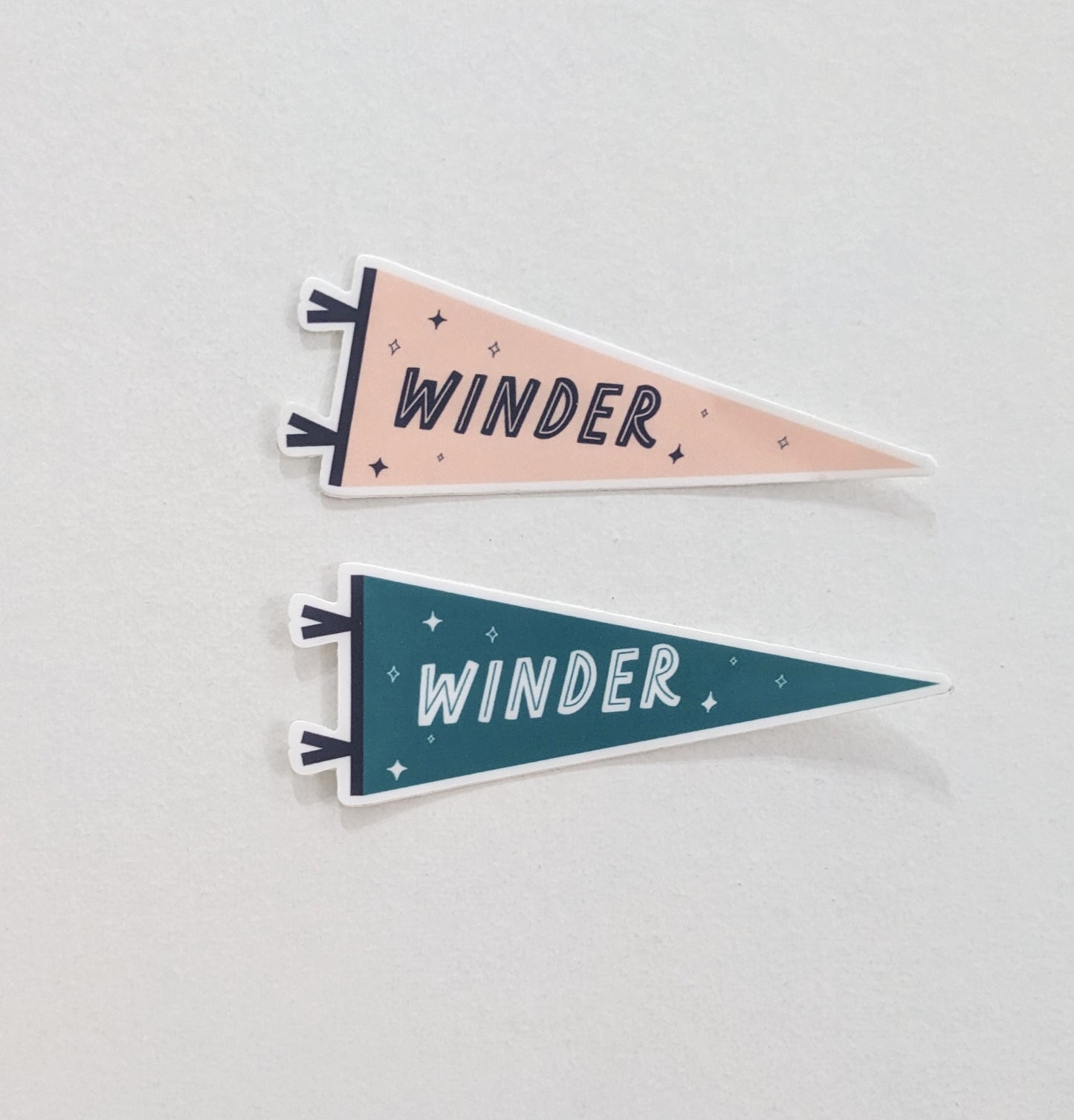 Vinyl Sticker; Winder Pennant