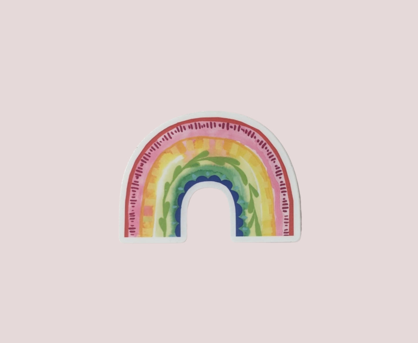 Vinyl Sticker; Rainbow - Made By Shellie