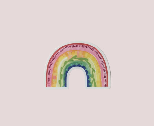 Vinyl Sticker; Rainbow - Made By Shellie