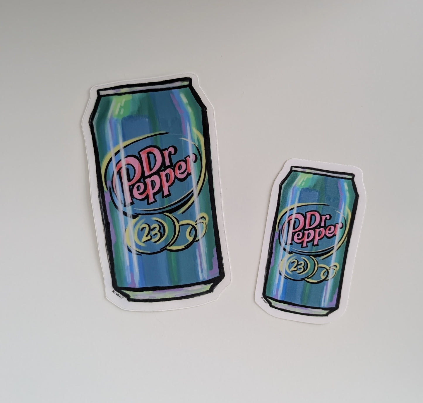 Vinyl Sticker; Dr. Pepper Large