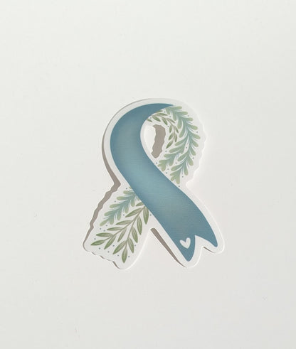 Vinyl Sticker; Ribbon for Mental Health Awareness