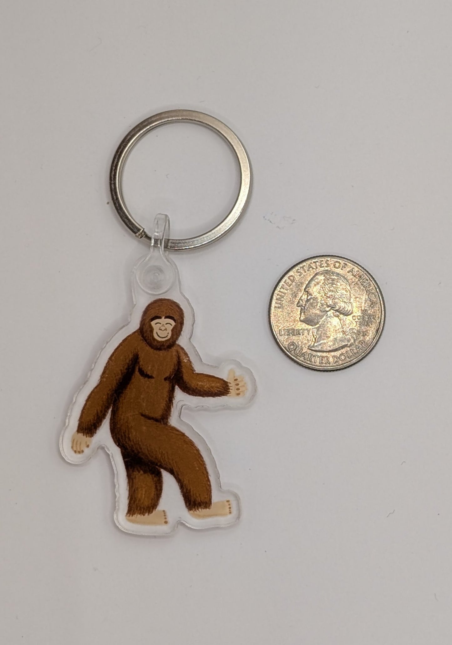 Bigfoot Keychain