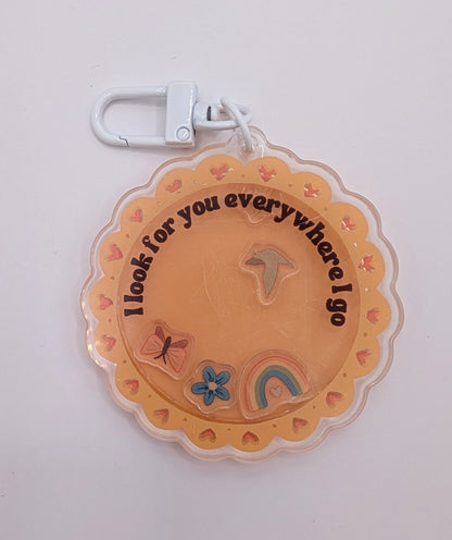 I Look For You Keychain