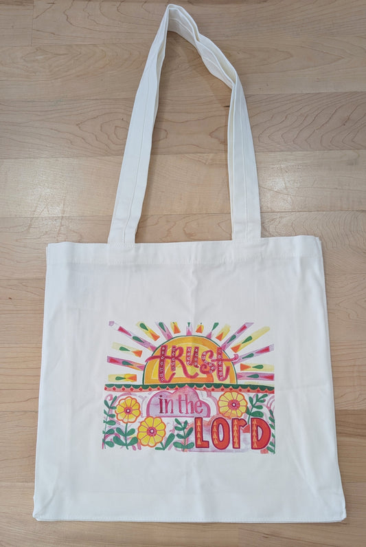 Canvas Tote - Trust in the Lord; Made by Shellie