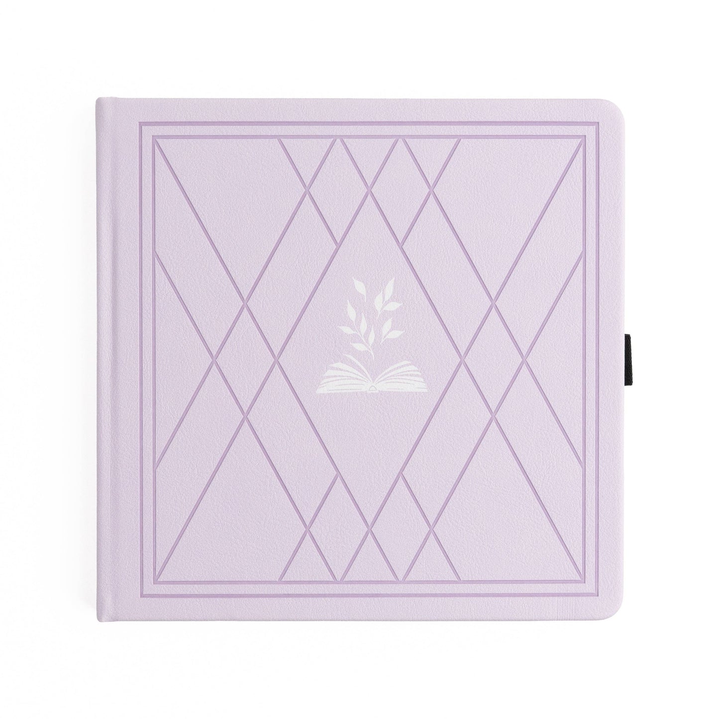 Reading Journal; Vintage Library in Lilac