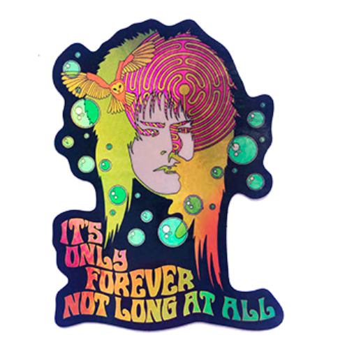 Vinyl Sticker; Labyrinth David Bowie (3 Inch)