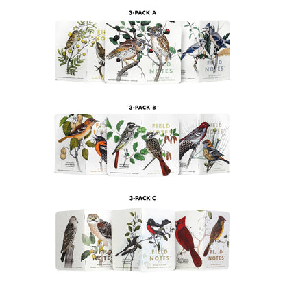 Memo Book Set; Birds and Trees of North America, Pack A | Field Notes