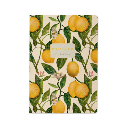 A5 Notebook; Lemons - BV by Bruno Visconti