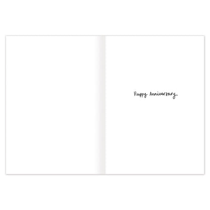 Anniversary Card; Foxes