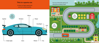 Children's Book; Make Tracks: Cars