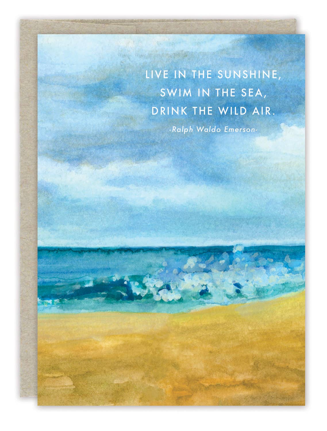 Birthday Card; Beach