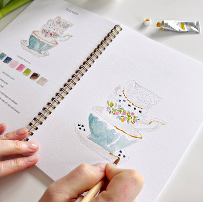 Watercolor Workbook; Spring By Emily Lex