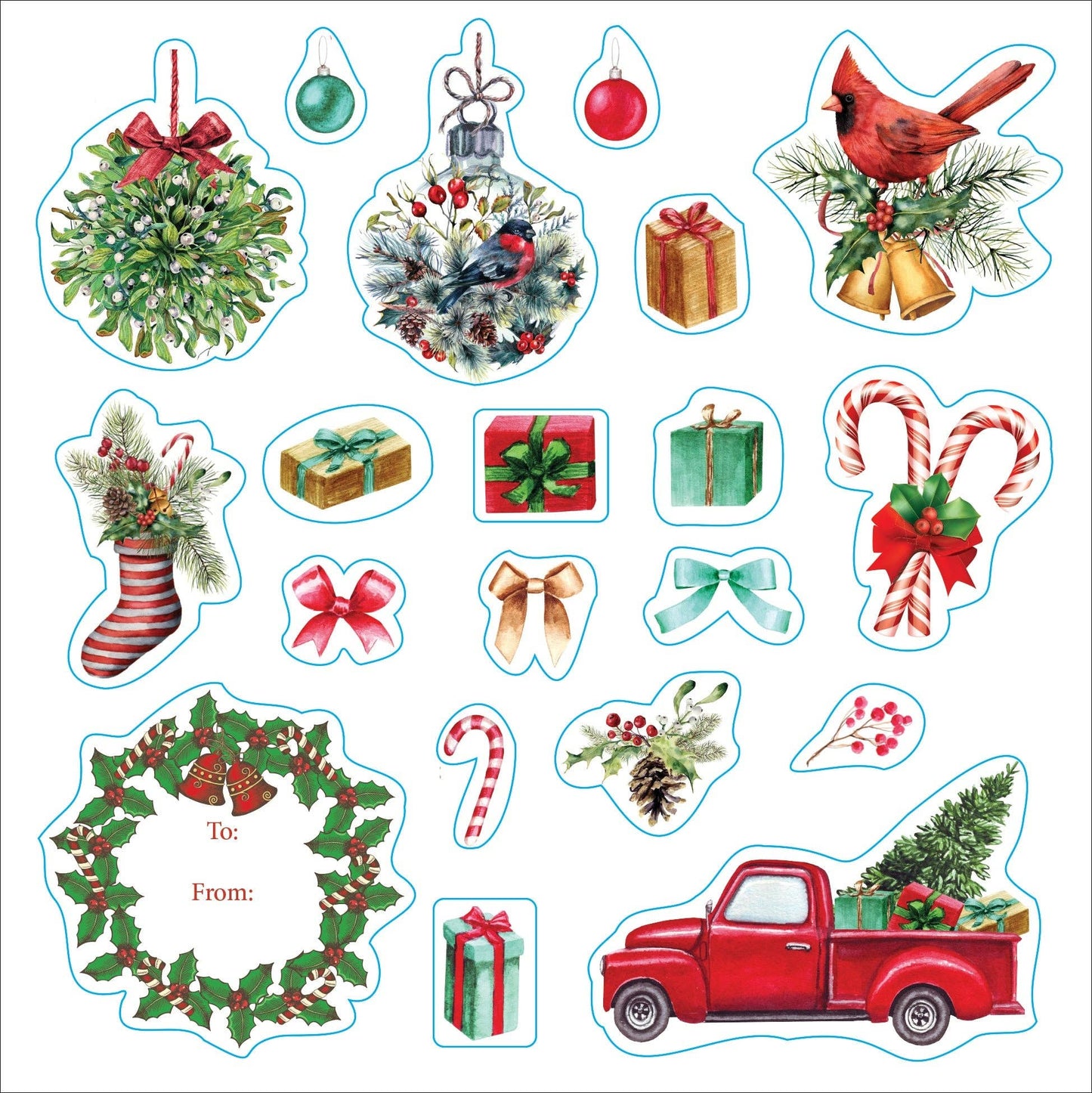 Sticker Book; Merry & Bright Christmas! (Over 500 Stickers)