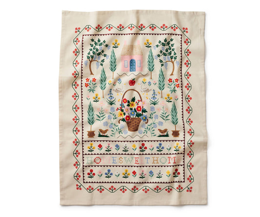 Rifle Paper Co. Tea Towel; Home Sweet Home