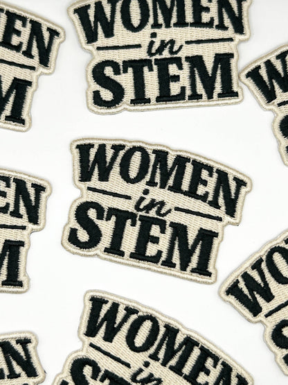 Iron-On Patch; Women in STEM | Field Trip Threads