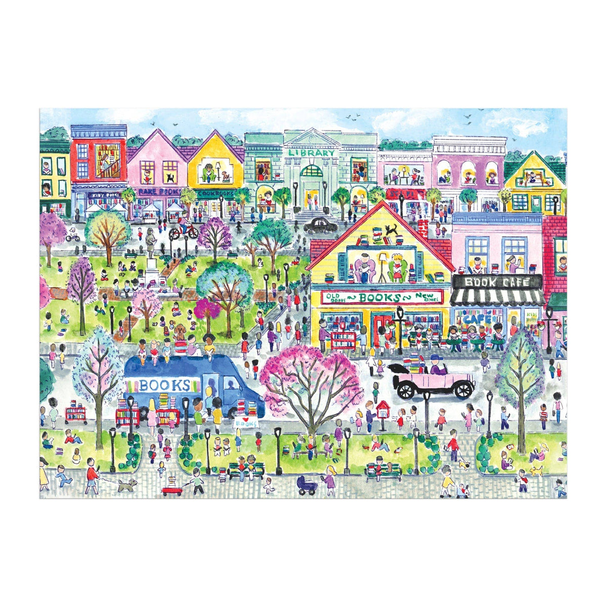 Jigsaw Puzzle; Michael Storrings Book Town (1000 Pieces)