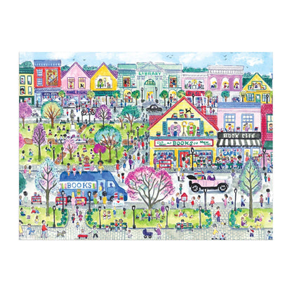 Jigsaw Puzzle; Michael Storrings Book Town (1000 Pieces)