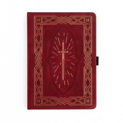Dot Grid Notebook; Knight's Sword (8x8)