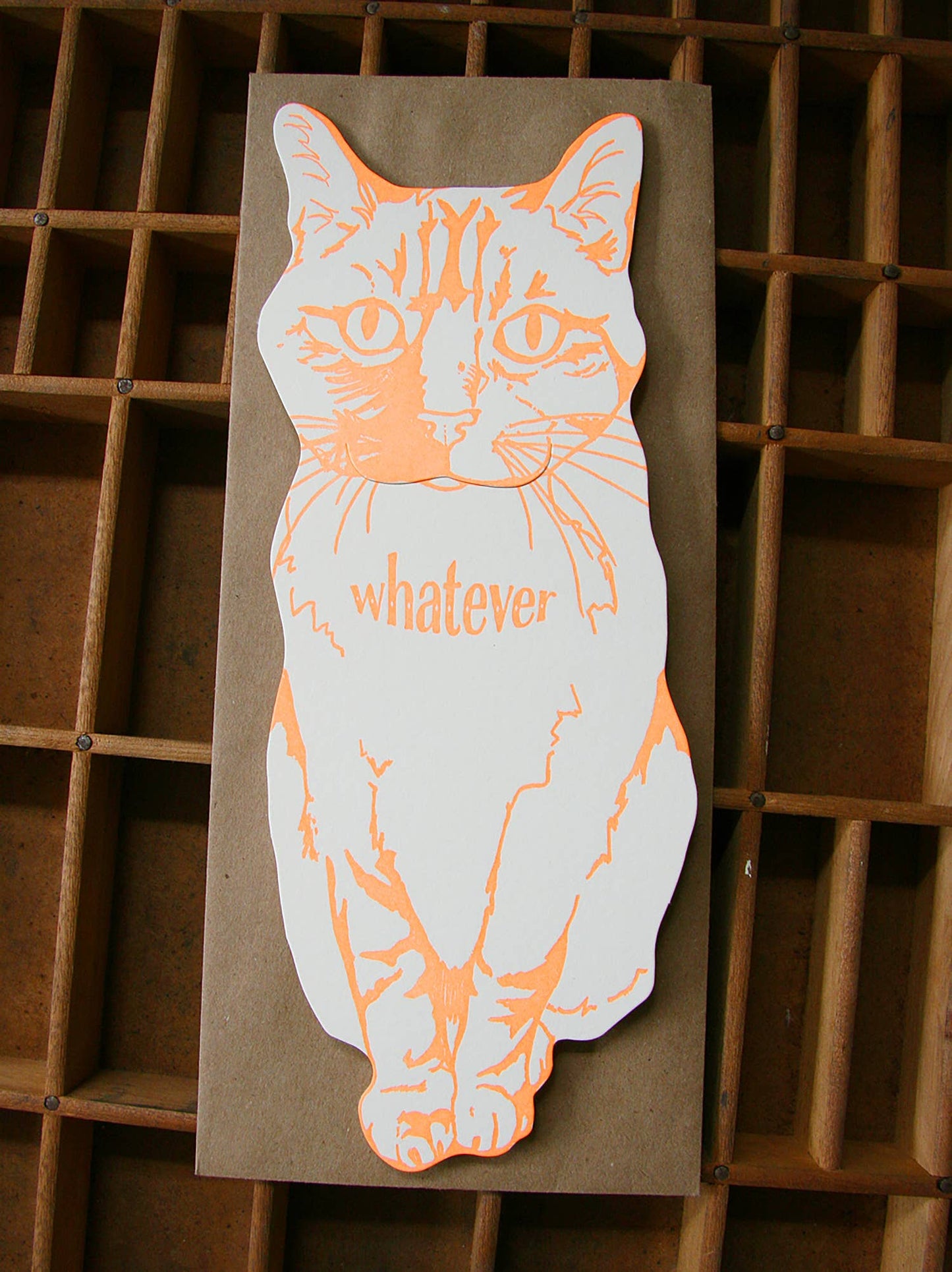 Gift Card Holder; Whatever Cat