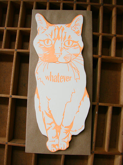 Gift Card Holder; Whatever Cat