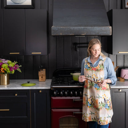 Pinafore Apron; Lichen Jungle By BETSY OLMSTED